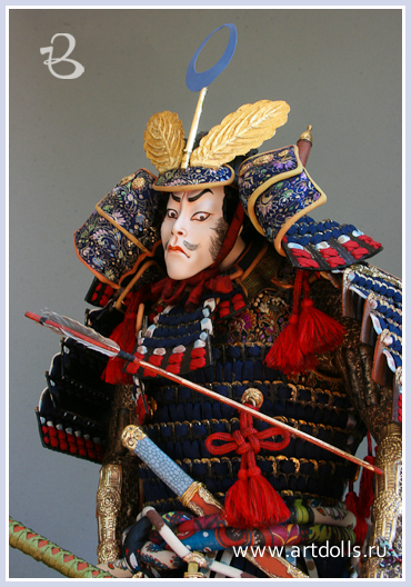 Авторская кукла Раненый самурай. Чуркина Лариса